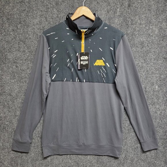 Rsvlts Pullover Mens Small Star Wars Hyperspace Quarter Zip Breakfast Balls Golf